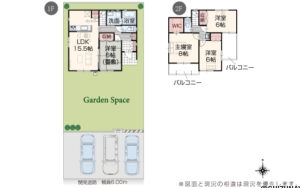 【8月完成予定】袋井市愛野　3棟　4LDKの物件画像