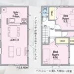 1号棟　間取り図