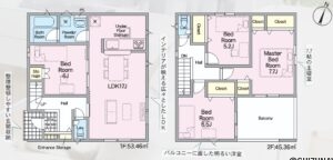 【4月完成予定】浜松市中央区笠井新田町　2棟　4LDKの物件画像