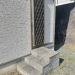 キッチン部分勝手口になります。