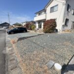 南東角から撮影しました敷地全貌になります。