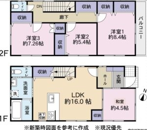 函南町中古　アイフルホーム　間取