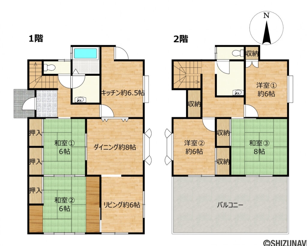 磐田市下神増　中古住宅の中古住宅4LDK