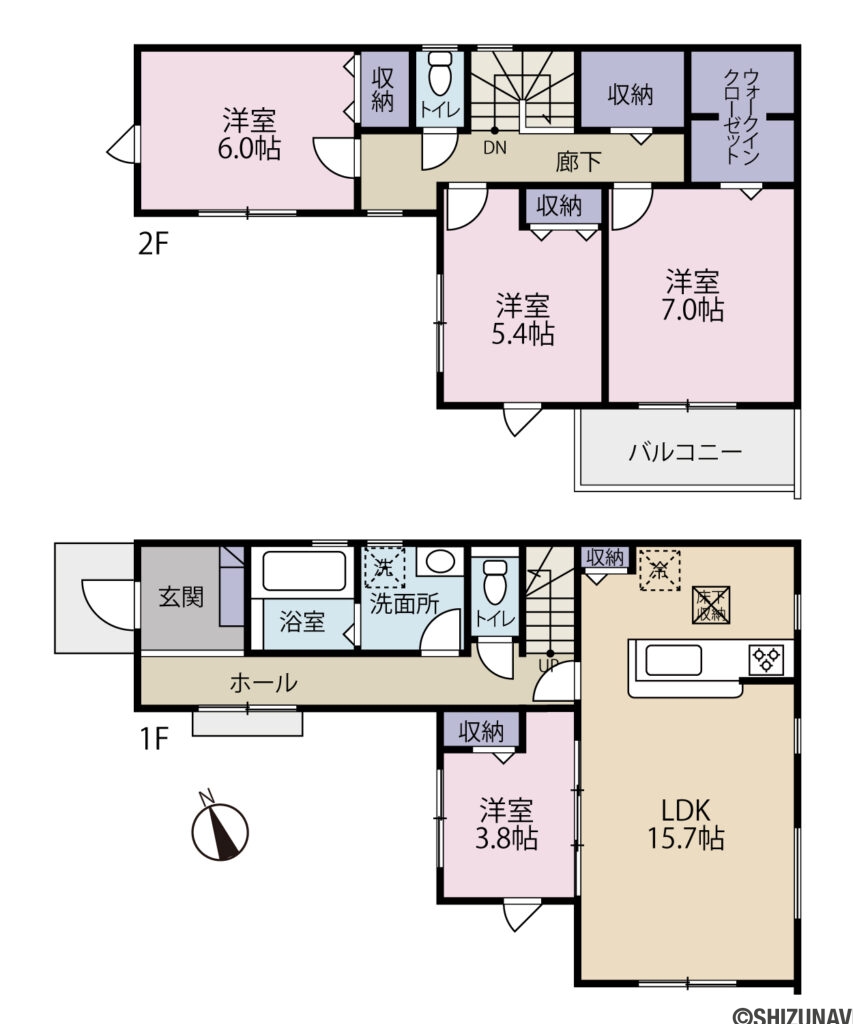 物件間取り図です。
