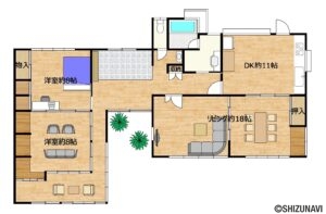 【母屋間取り図】