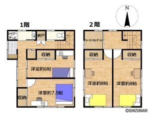 【離れ間取り図】