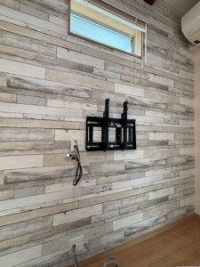 テレビ壁掛けできます