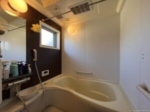 浴室です。スピーカーがついた珍しい仕様です。