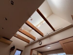 リビングの吹き抜けです。