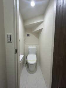 1階 トイレの写真です。