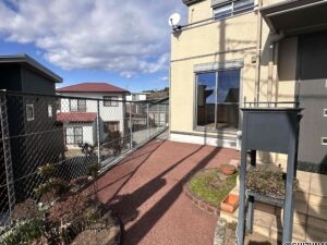 日当たりの良いお庭スペース。