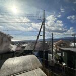 リビングからの眺望。駿河湾が見えます。