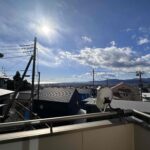 バルコニーからの眺望。