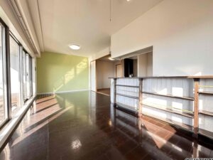 広々LDKは18.8帖。日当たり、眺望の良いリビングは寛ぎの空間。