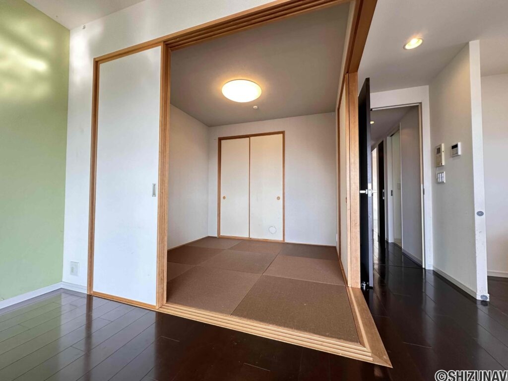 和室が一間あると落ち着きます。