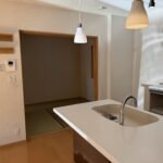 センサー付きの水栓で楽々です