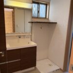 大きめの洗面台が魅力です