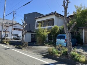 北側道路別角度からの撮影です。