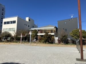 南側公園から別角度の撮影です。