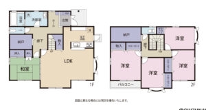 【大和ハウス施工】掛川市上垂木　中古住宅の物件画像