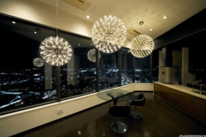 リビングからの眺望　夜