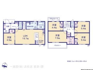 【5月完成予定】磐田市竜洋中島　2棟　4LDK/5LDKの物件画像