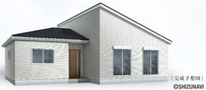 【2026年6月完成済】袋井市深見　2棟　4LDK　平屋　広々88坪超！高品質な長期優良住宅の物件画像