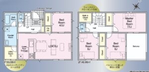 【3月完成予定】浜松市浜名区細江町中川　4LDKの物件画像