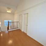 2階廊下です。シーリングファンがついていて1階との空気を循環できます。