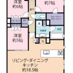 【築後未入居】レ・ジェイド袋井駅前　12階　南東角部屋の画像