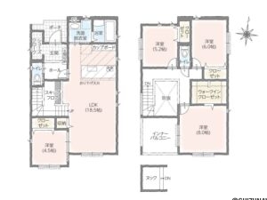 ２号棟　間取り図