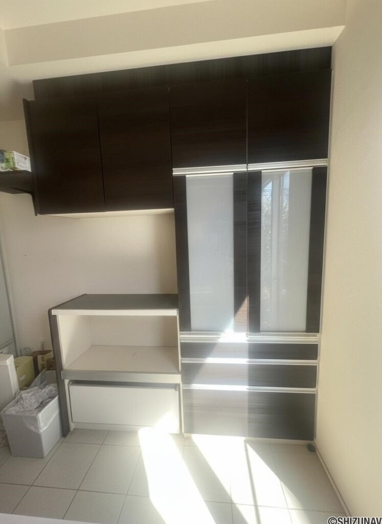 キッチン後ろ収納