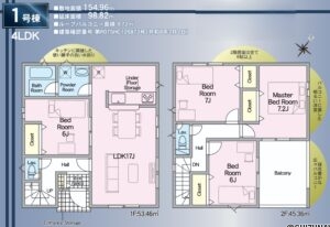 【6月完成予定】浜松市中央区葵西4丁目　4LDK　の物件画像