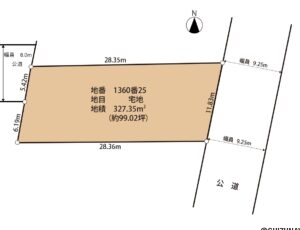 沼津市岡宮　売土地の画像