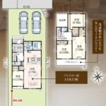 間取り図、全体区画図