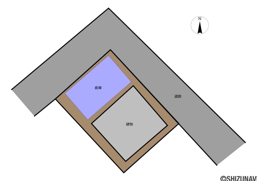 カチタス　金谷天王町　区画図