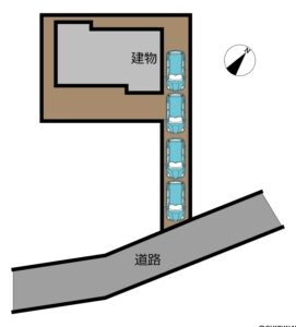 カチタス　下青島　区画図