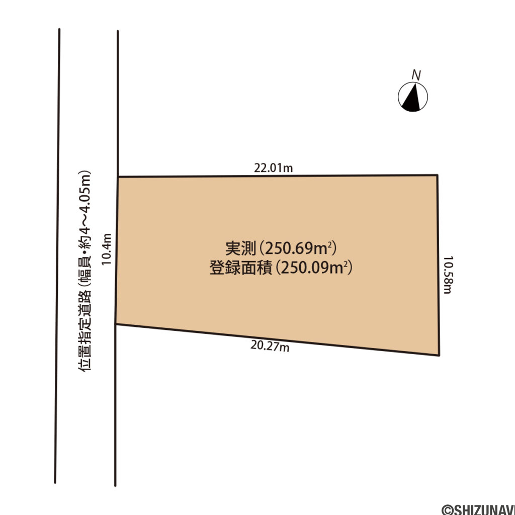 富士市原田　平面図