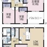 【2026年3月新築】浜松市中央区河輪町　2号棟　4LDKの画像