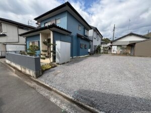 南西側境界、境界ブロックは撤去済み（新規ブロック塀設置してください）