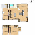 【リフォーム予定／間取り図】和室メインの間取ですが、LDK移動、洋室変更を行い、４LDKの間取に変更予定です。（現地状況により、企画変更になる可能性がございます）