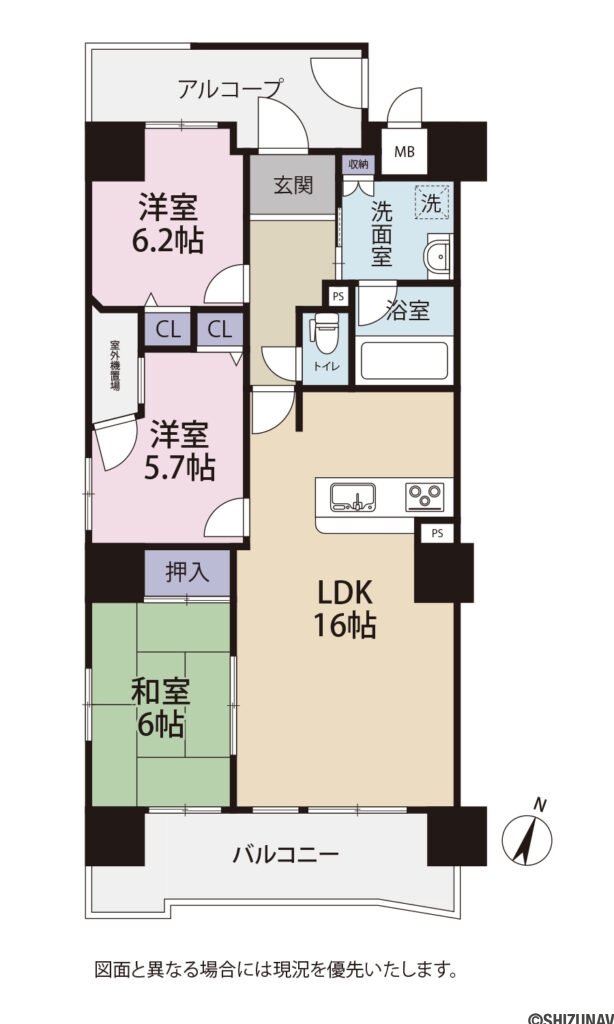 間取り図です。