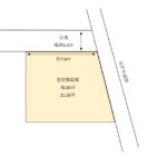 駿河区小鹿　売土地　現況更地の画像