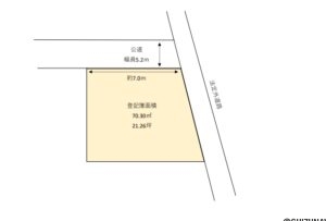 駿河区小鹿　売土地　現況更地の物件画像