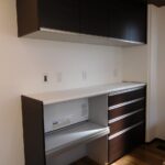 収納力のあるキッチン背面収納