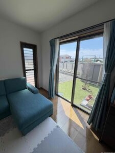 日当たりの良いリビング。