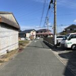 【前面道路(北向き)】