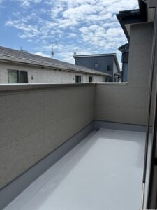 広いベランダ