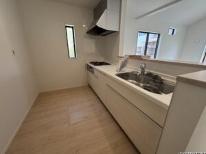 【平屋】キッチンのお写真です。