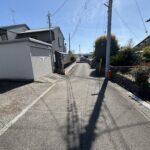 富士市原田土地　前面道路1